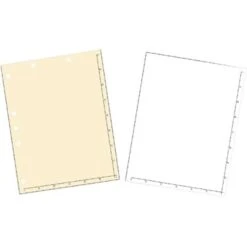 Medical Arts Press Chart Divider Sheets, 7-Hole Punched, Letter, White, 1,000/Ct (20250B)