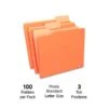 Staples File Folder, 1/3 Cut, Letter Size, Orange, 100/Box (TR433680) -Esseltela Shop 93ECD298 C81D 4ABC A628D1A86DEA185D s7