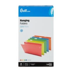 Quill Brand® Hanging File Folders, 1/5-Cut, Legal Size, Assorted, 25/Box (7389QAD) -Esseltela Shop 9B62E82D 0F37 48A8 817B7DFF18F1BE90 s7