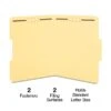 Quill Brand® 1/3-Cut Assorted 2-Fastener Folders, Letter, Yellow, 50/Box (7354YW) -Esseltela Shop 9E66B222 BBF2 470D BA37F5E555225E45 s7