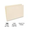 Quill Brand® File Folders, Straight Cut, Legal Size, Manila, 100/Box (760133) -Esseltela Shop A35F5262 7337 4C5C 85C236A54DA806F0 s7