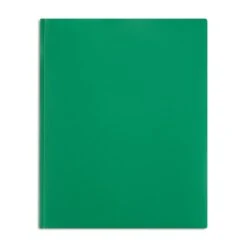 2-Pocket Portfolio With Fastener, Green (55476)