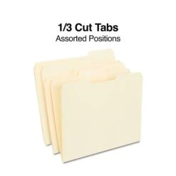 Staples Reinforced File Folder, 1/3 Cut Tab, Letter Size, Manila, 100/Box (TR56682) -Esseltela Shop A6E0E846 EAC6 4931 8B1519244E1F9EBC s7