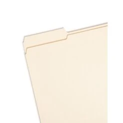 Smead File Folder, Reinforced 1/3-Cut Tab, 1-1/2" Expansion, Letter Size, Manila, 50/Box (10405)
