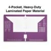 4-Pocket 3-Hole Punched Presentation Folder, Purple (56216-CC) 2 4-Pocket 3-Hole Punched Presentation Folder, Purple (56216-CC) -Esseltela Shop BB508E3B 2E34 47F4 8C6C3A645CBE12DF s7