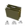 Staples Reinforced Recycled Hanging File Folder, 3-Tab, Letter Size, Standard Green, 25/Box (TR16472) -Esseltela Shop C0CE604A EDEA 45D6 95D289FC7CF84B30 s7