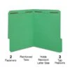 Staples Reinforced Classification Folder, 2" Expansion, Letter Size, Green, 50/Box (TR18344) -Esseltela Shop C1104490 E8C3 4445 91957DA02FC3A72D s7