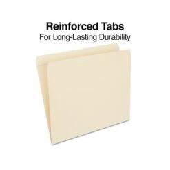 Quill Brand® Premium Reinforced File Folders, Straight Cut, Letter Size, Manila, 100/Box (751133) -Esseltela Shop C8D477C4 9166 49D8 B3DF79A0587CCB92 s7