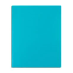 2-Pocket Portfolio With Fastener, Teal (55478)