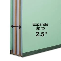 Staples Pressboard Classification Folder, 2-Dividers, 2.5" Expansion, Legal Size, Green, 20/Box (TR614423/614423) -Esseltela Shop CC9C2F75 EF40 46CB A61D174BB23EED86 s7