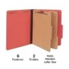 Quill Brand® 2/5-Cut Tab Pressboard Classification File Folders, 2-Partitions, 6-Fasteners, Letter, Brown, 15/Box (738036) -Esseltela Shop D54B3E91 9F91 4F39 B6E172B7B99BDDAD s7