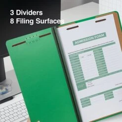 Quill Brand® 2/5-Cut Tab Pressboard Classification File Folders, 3-Partitions, 8-Fasteners, Legal, Green, 15/Box (745034) 9 Quill Brand® 2/5-Cut Tab Pressboard Classification File Folders, 3-Partitions, 8-Fasteners, Legal, Green, 15/Box (745034) -Esseltela Shop D5521AA5 3E64 4027 8D401E8B06407267 s7