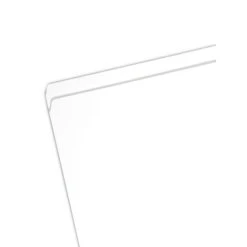 Smead File Folders, 1-Tab, Letter Size, White, 100/Box (12810)