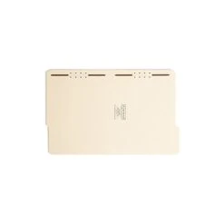 Smead Card Stock Classification Folders, Reinforced 1/3-Cut Tab, Letter Size, Manila, 50/Box (14538)