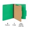 Quill Brand® 2/5-Cut Tab Pressboard Classification File Folders, 1-Partition, 4-Fasteners, Letter, Green, 15/Box (746034) 1 Quill Brand® 2/5-Cut Tab Pressboard Classification File Folders, 1-Partition, 4-Fasteners, Letter, Green, 15/Box (746034) -Esseltela Shop E456B6E9 BD5A 4637 86D85151E4C42056 s7