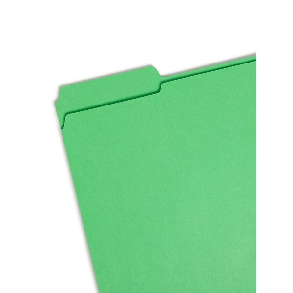Smead File Folders, Reinforced 1/3-Cut Tab, Letter Size, Green, 100/Box (12134) 3 Smead File Folders, Reinforced 1/3-Cut Tab, Letter Size, Green, 100/Box (12134)