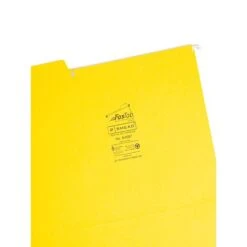 Smead FasTab Hanging File Folders, 1/3-Cut Tab, Letter Size, Yellow, 20/Box (64097) -Esseltela Shop E52619C0 C7B5 4445 876864FBC40AE38B s7