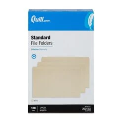 Quill Brand® File Folders, Straight Cut, Legal Size, Manila, 100/Box (760133) -Esseltela Shop E5572481 3FE8 48F1 98AA7C71D0C079DF s7