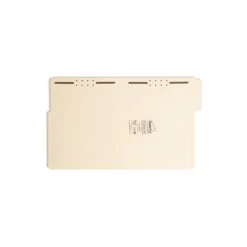 Smead SuperTab® Heavy Duty Manila Fastener Folder, Reinforced 1/3-Cut Tab, Guide Height, Letter Size, 50 Per Box (14545)