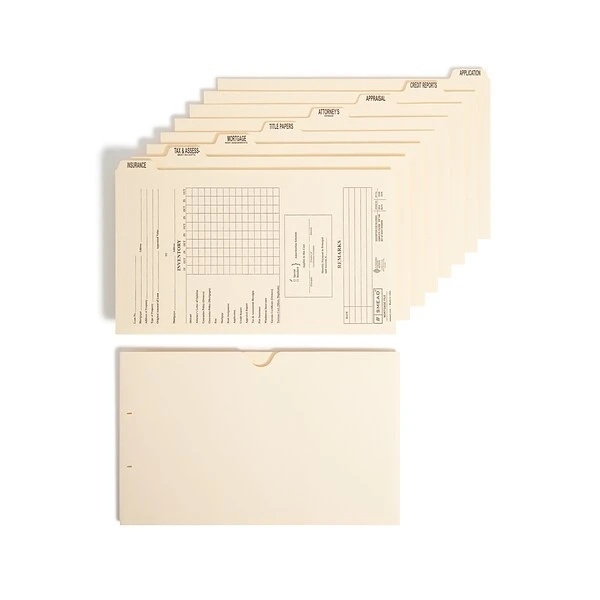 Smead Dividers For Mortgage File Folders, Manila, 8/Box (78278) 4 Smead Dividers For Mortgage File Folders, Manila, 8/Box (78278) - Image 2
