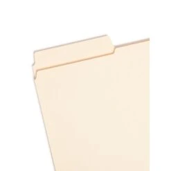 Smead SuperTab Reinforced File Folder, 3 Tab, Legal Size, Manila, 100/Box (15395)