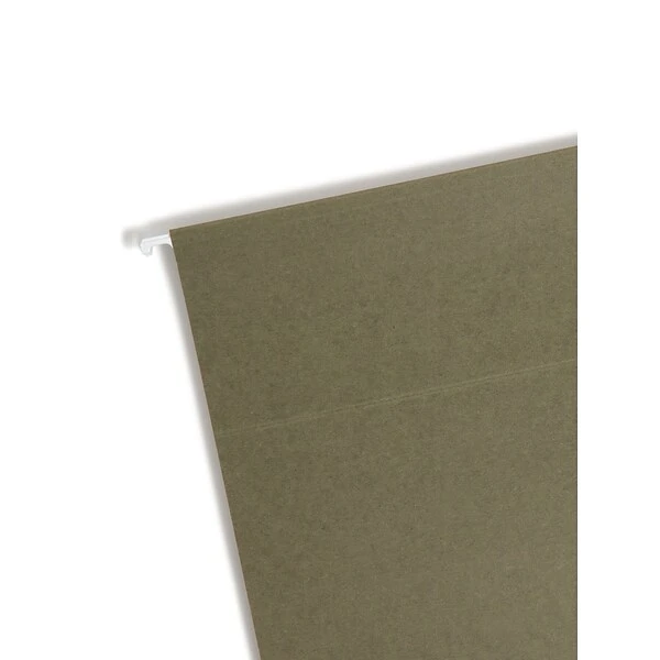 Smead 100% Recycled Hanging File Folders, 2" Expansion, Legal Size, Standard Green, 25/Box (65095) 4 Smead 100% Recycled Hanging File Folders, 2" Expansion, Legal Size, Standard Green, 25/Box (65095) - Image 2