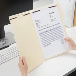 Quill Brand® 2-Fastener Legal Size Folders, Manila, 50/Box (732010) -Esseltela Shop FC804082 ECC0 4D4F 9F4EF54B9775F7E1 s7