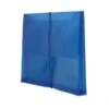 JAM Paper® Plastic Envelopes, 2 5/8 Expansion, Elastic Closure, Letter Booklet, 9.75 X 13, Blue Poly, 1/pk (218E25BU) -Esseltela Shop m000068787 s7