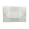 JAM Paper® Plastic Portfolio Envelopes With Tuck Flap Closure, 4 1/4 X 6 1/4 X 1/4, Clear Frost, Sold Individually (1918009) -Esseltela Shop m000141560 s7