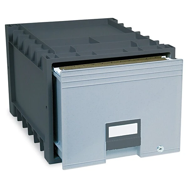 Storex Plastic Archive Storage Box With Lock, Letter Size, Black (61178E02C) 3 Storex Plastic Archive Storage Box With Lock, Letter Size, Black (61178E02C)