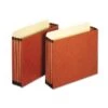 Cardinal Globe-Weis Reinforced File Pocket, 3 1/2" Expansion, Letter Size, Redrope, 10/Box (GLWFC1524E) -Esseltela Shop m001132689 s7