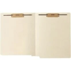 Medical Arts Press® End-Tab File Folders, 2-Fasteners, Letter, Manila, 50/Bx (31462Q)