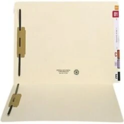 Medical Arts Press® Extended End-Tab Folders W/2 Fasteners, Tab Position 1&3, 11 Pt.
