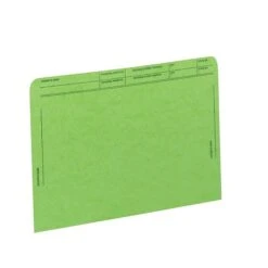 Medical Arts Press® File Pocket, Letter Size, Green, 50/Box (59547GN)