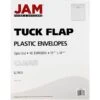 JAM Paper® Plastic Envelopes With Tuck Flap Closure, Open End, 11 X 14, Clear, 12/Pack (1541749) -Esseltela Shop m002765249 s7