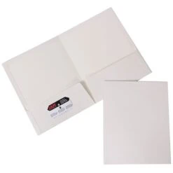 JAM PAPER Glossy Two Pocket Presentation Folder, White, 50/Box (385GWHC) 11 JAM PAPER Glossy Two Pocket Presentation Folder, White, 50/Box (385GWHC) -Esseltela Shop m002765534 s7