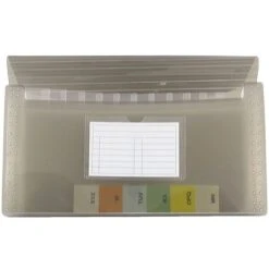 Jam Paper Plastic File Pocket, Check Size, Smoke Gray (221618981) -Esseltela Shop m002934459 s7