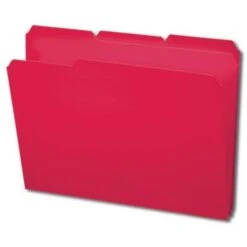 Smead Poly File Folder, 1/3-Cut- Tab Letter Size, Red, 24 Per Box (10501) -Esseltela Shop m003450811 s7