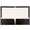 JAM Paper® Laminated Two-Pocket Glossy Presentation Folders, Black, Bulk 50/Box (385GBLC) -Esseltela Shop m004858022 s7 1