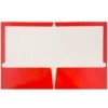 JAM Paper® Laminated Two-Pocket Glossy Presentation Folders, Red, Bulk 50/Box (385GREC) -Esseltela Shop m004858031 s7