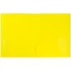 JAM Paper Plastic POP 2-Pocket Folder, Yellow, 6/Pack (382Eyed) -Esseltela Shop m004858124 s7