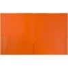 JAM Paper® Plastic Two-Pocket School POP Folders, Orange, 6/Pack (382Eord) -Esseltela Shop m004858125 s7
