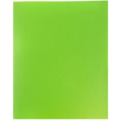 JAM Paper Plastic 2-Pocket Folders, Lime Green, 6/Pack (382Eligrd) -Esseltela Shop m004858374 s7