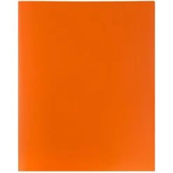 JAM Paper® Plastic Two-Pocket School POP Folders, Orange, 6/Pack (382Eord) -Esseltela Shop m004858399 s7