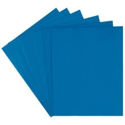 JAM Paper Glossy 2-Pocket Portfolio Folder, Blue, 6/Pack (385Gbua) -Esseltela Shop m004860172 s7