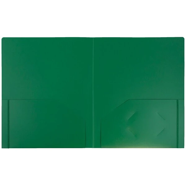 JAM Paper Heavy Duty 2-Pocket Folder, Green, 6/Pack (383hgrd) 3 JAM Paper Heavy Duty 2-Pocket Folder, Green, 6/Pack (383hgrd)