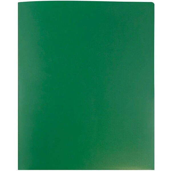 JAM Paper Heavy Duty 2-Pocket Folder, Green, 6/Pack (383hgrd) 6 JAM Paper Heavy Duty 2-Pocket Folder, Green, 6/Pack (383hgrd) - Image 4