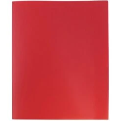 JAM Paper Plastic POP 2-Pocket Presentation Folder, Red, 6/Pack (382EREDD) -Esseltela Shop m004860323 s7