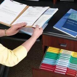 Smead Pressboard Classification Folders With SafeSHIELD Fasteners, 2" Expansion, Letter Size, 2 Dividers, Yellow, 10/Box (14084) -Esseltela Shop m004894648 s7