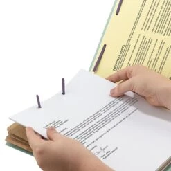 Smead End Tab Pressboard Classification Folders With SafeSHIELD Fasteners, Letter Size, 3 Dividers, Gray/Green, 10/Box (26820) 11 Smead End Tab Pressboard Classification Folders With SafeSHIELD Fasteners, Letter Size, 3 Dividers, Gray/Green, 10/Box (26820) -Esseltela Shop m004895178 s7